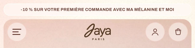 JAYA Paris: تصميم موقع إلكتروني، تغذية الجمال – D/A Creative، وكالة رقمية في المغرب