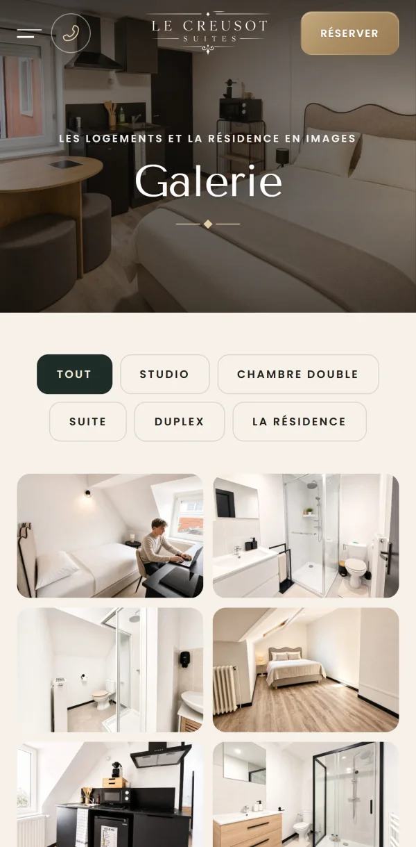The gallery on a phone